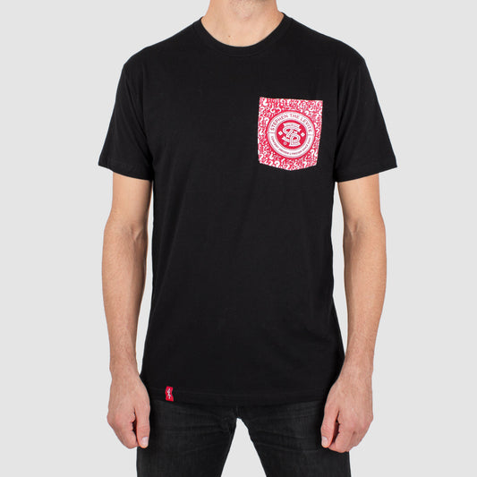 Stephen The Levite 'Can I Be Honest?' Custom Pocket T-Shirt - Black