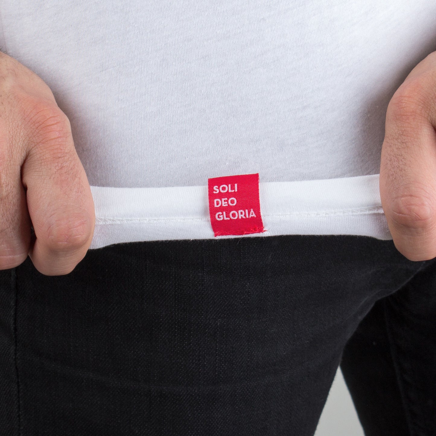 Lamp Mode Recordings Stephen The Levite 'Can I Be Honest?' Custom Pocket T-Shirt - White