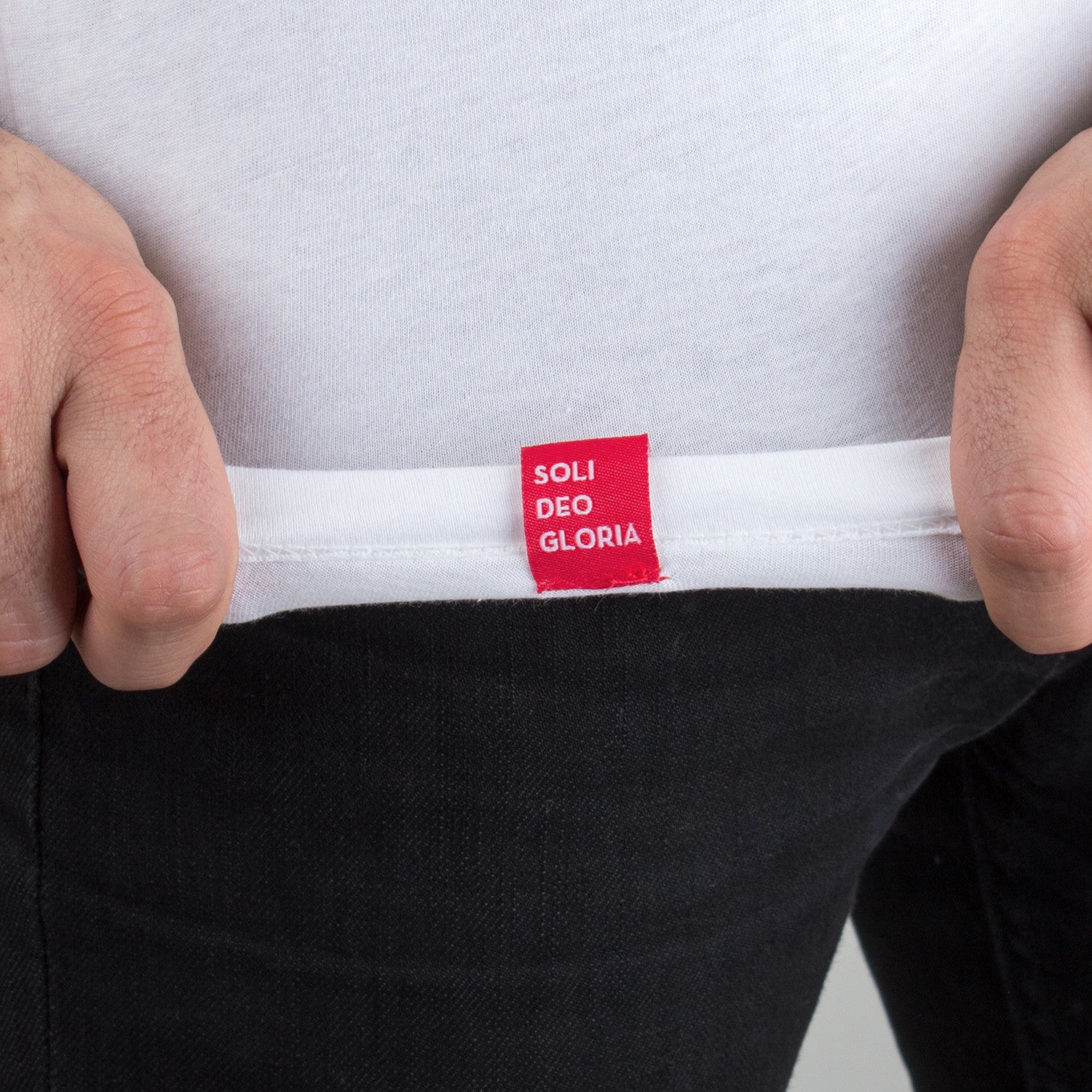 Lamp Mode Recordings Stephen The Levite 'Can I Be Honest?' Custom Pocket T-Shirt - White