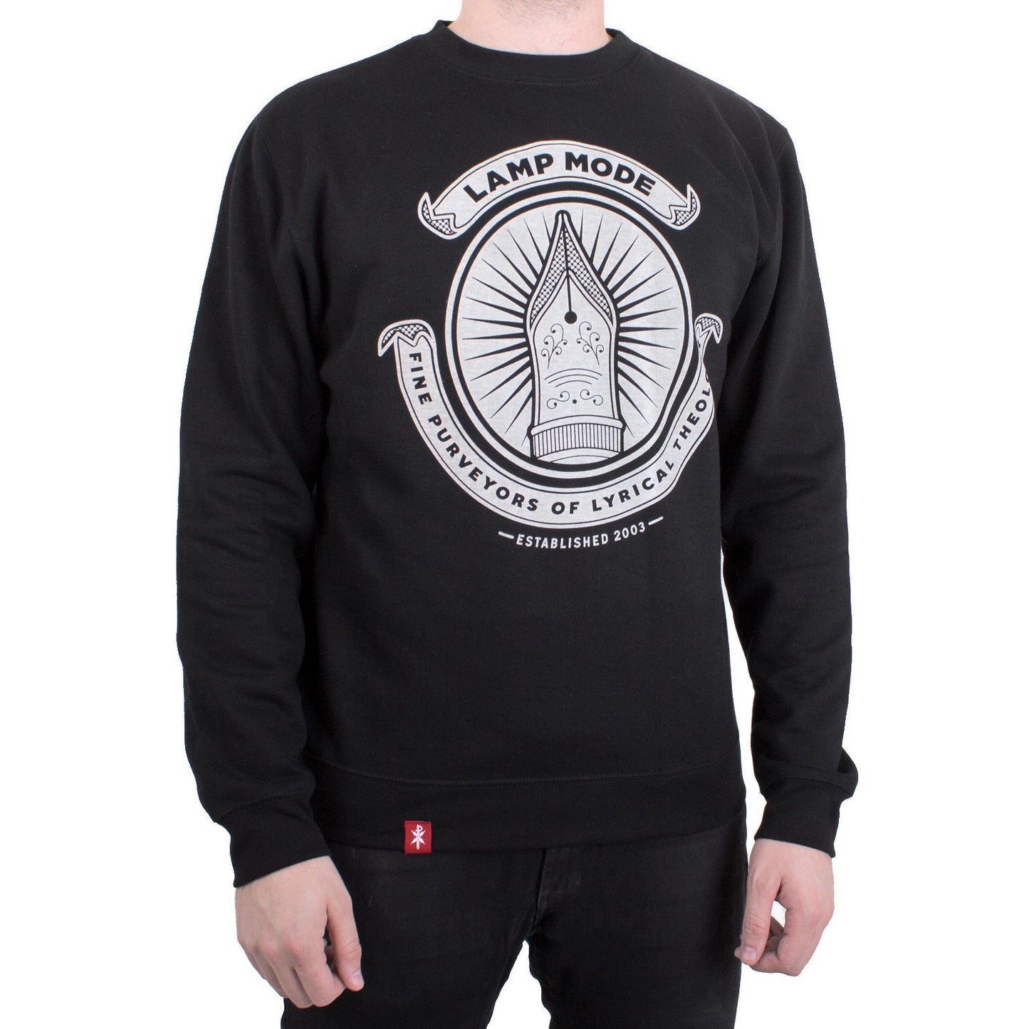 Lamp Mode Recordings 'Fountain Pen' Sweatshirt - Black